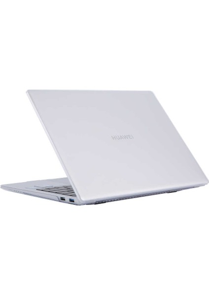 Huawei Matebook D15 Kılıf 360 Derece Şeffaf Transparan Hava Menfezli Tam Koruma Kristal Kapak