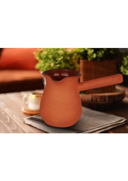 EminHome Toprak Cezve 2 Kişilik Kutulu