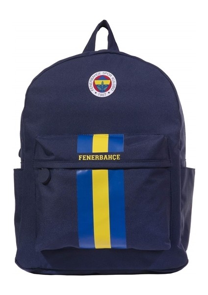 Sarı Lacivert Şerit Sırt Çantası