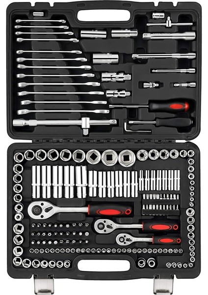 5465 Lokma Takımı, Bits, Kombine Anahtarlı Mekanikçi Set- 216 Prç