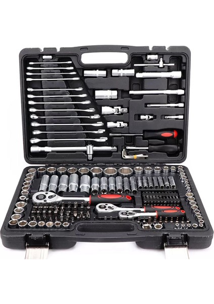 5465 Lokma Takımı, Bits, Kombine Anahtarlı Mekanikçi Set- 216 Prç