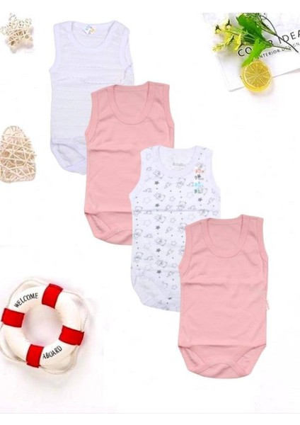 Babybonta 4 Lü Kız Bebek Zıbın Seti