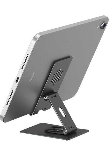 360 Derece Dönebilen Taşınabilir Katlanabilir Metal Telefon ve Tablet Standı Wiwu ZM106