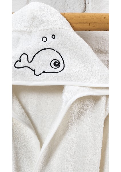 Kapşonlu Bambu Çocuk Bornoz Çok Yumuşak