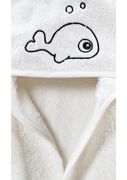 Kapşonlu Bambu Çocuk Bornoz Çok Yumuşak