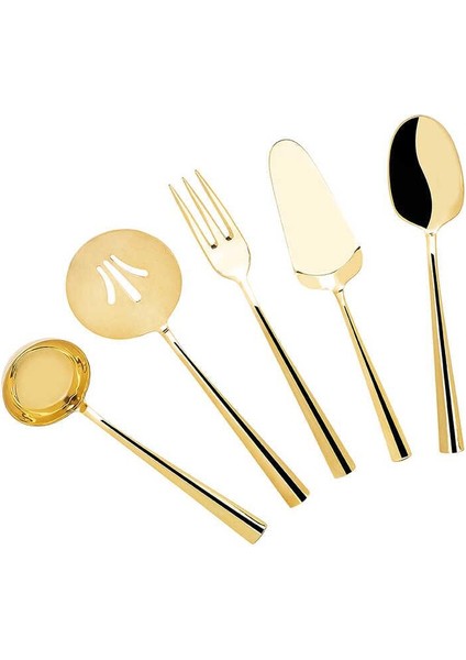 5 Parça Gold Roma Mini Servis Takımı Rıver RM5GOLD