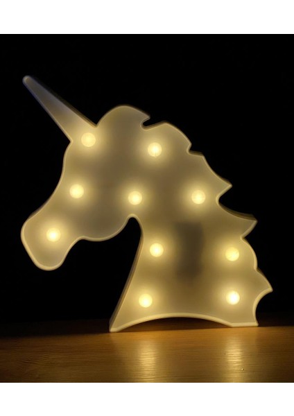 LED Işıklı Unicorn Gece Lambası