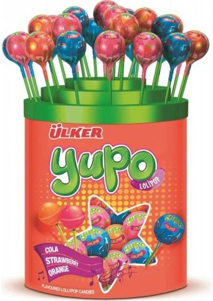 Yupo Lolipop Şeker x 120 Adet