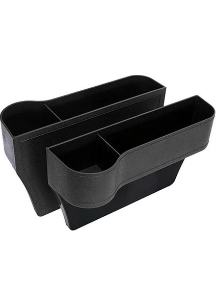 Araba Koltuk Arası Bardak Telefon Tutucu Organizer Sağ ve Sol 2 Li Siyah Set Oto Bardaklık fiyatları