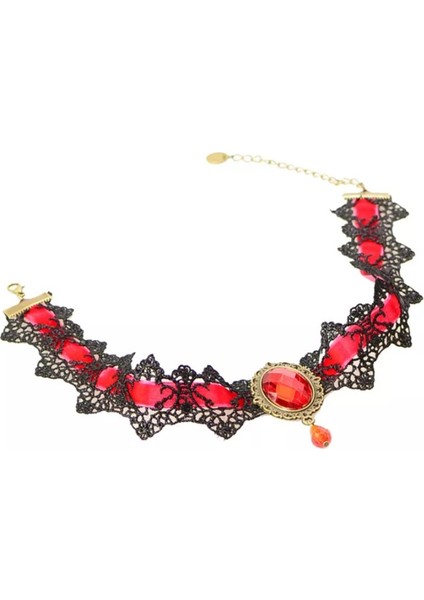 Harajuku Gothic Chokers Dantel Kolye