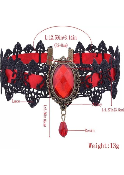 Harajuku Gothic Chokers Dantel Kolye