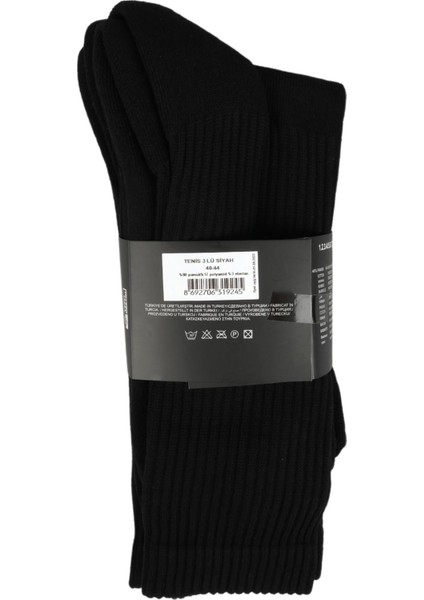 Tenis Erkek 3'lü Siyah Çorap (SP9245) fiyatları