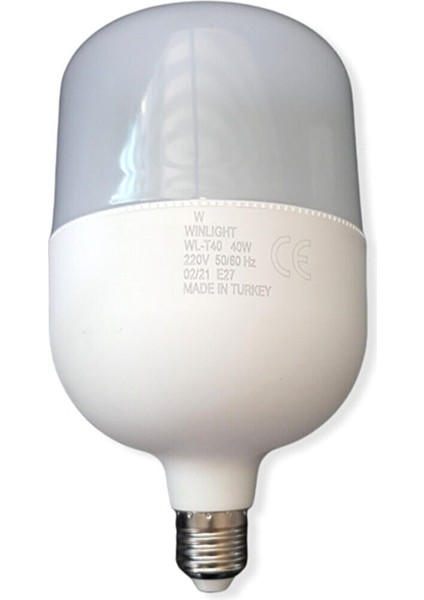 40W LED Torch Ampul E27 Beyaz Işık