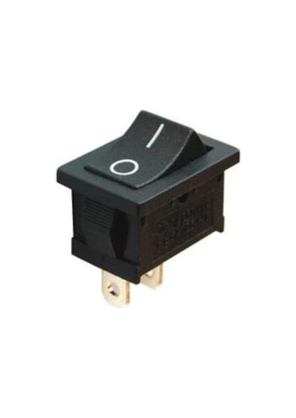 IC-120 Siyah Mini Işıksız Anahtar On/off Switch 2p