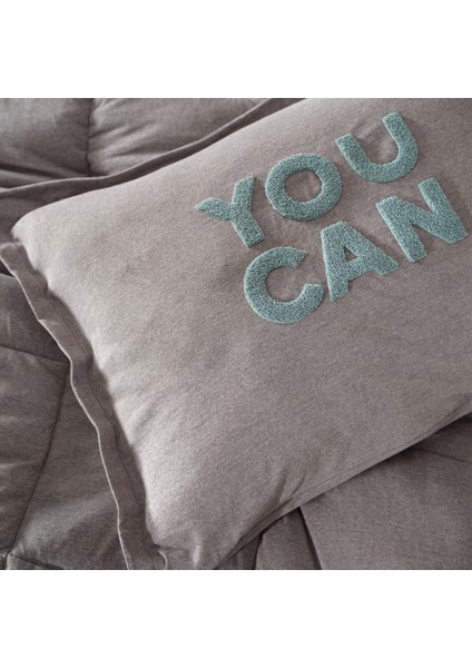Motto Cotton Comfort /Uyku Seti Tek Kişilik Gri