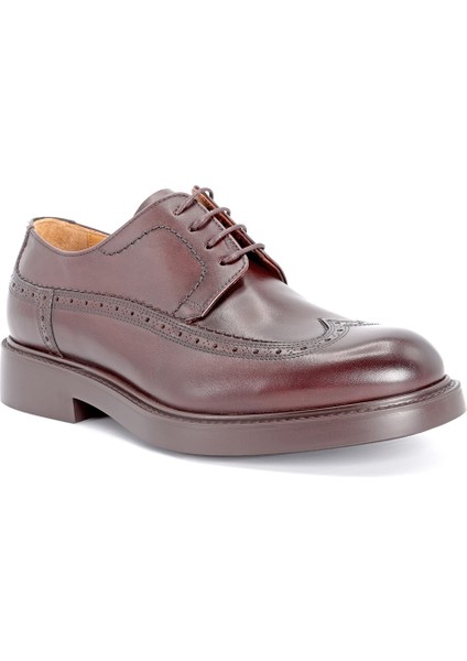 L4485 Deri Erkek Casual Ayakkabı Kahve