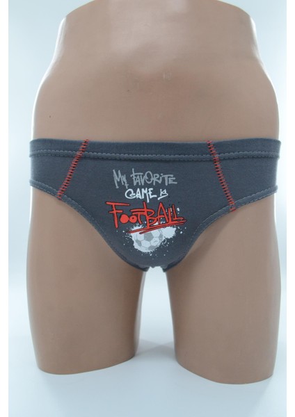 Tutku 0138 Elastan Baskılı Erkek Çocuk Külot Kom