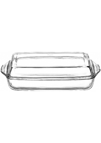 Kapaklı Dikdörtgen Fırın Kabı