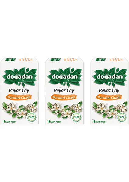 Beyaz Çay Portakal Çiçeği x 3