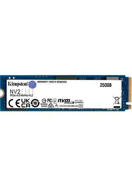 Snv2S-250G 250GB Nv2 PCIe 4.0 M.2 NVMe SSD