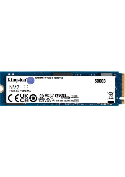 Snv2S-500G 500GB M.2 22X80Mm PCIe 4.0 NVMe SSD