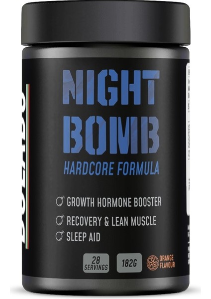Night Bomb 182 Gram Arginine+Ornithine Gh Formula