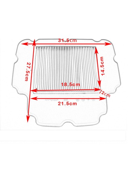 Honda 650 Nt V 1998-05 Aksesuarları Için Hava Filtresi Uygun (Yurt Dışından) fırsatları