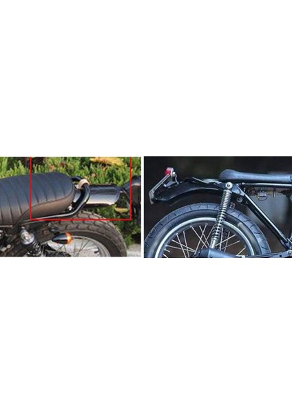 Motosiklet Cafe Racer Koltuk Çerçevesi Hoop Loop Paslanmaz Çelik 185MM Bent (Yurt Dışından)