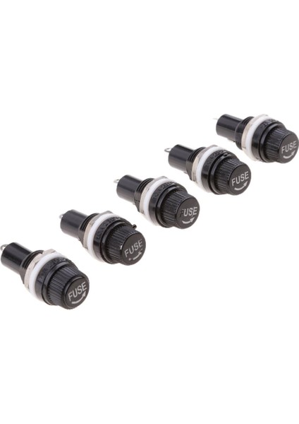 5 Adet Panel Dağı Şasi Sigorta Tutucu Baz 5X20MM Cam Sigorta Vida-Kapatma Tipi (Yurt Dışından)