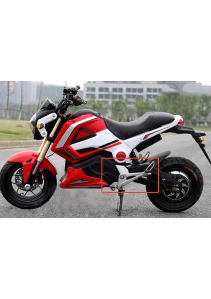 2 Adet Sol Sağ Footrest Ayak Kazıklar Pedallar Için Honda Grom MSX125 (Yurt Dışından)