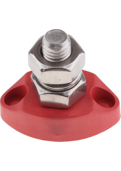 Kırmızı Kavşak Blok Güç Gönderi Seti Yalıtımlı Terminal Saplama 3/8 "halka (Yurt Dışından)