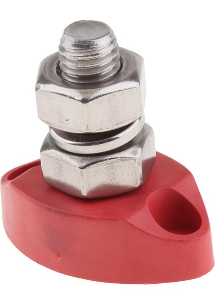 Kırmızı Kavşak Blok Güç Gönderi Seti Yalıtımlı Terminal Saplama 3/8 "halka (Yurt Dışından)