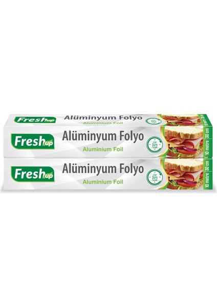 2 Adet 15 Metre Alüminyum Folyo