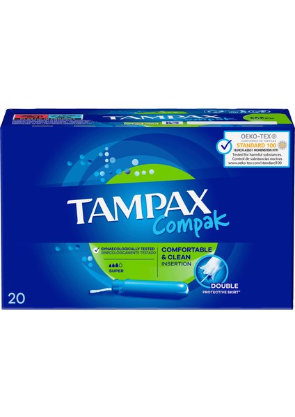 Compak Tampon Süper 20LI