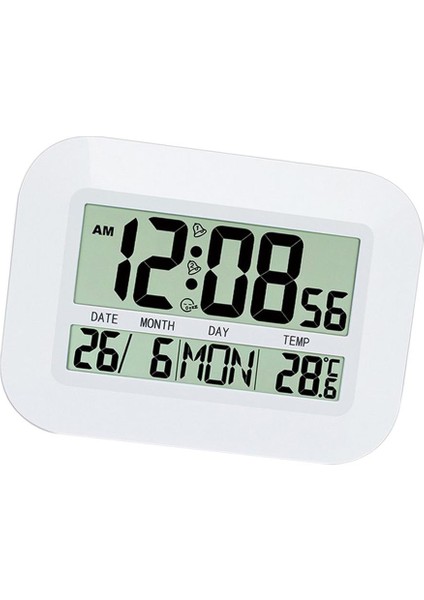 Sessiz LCD Dijital Masa Saati Sıcaklık. Metre Saat Takvimi(Yurt Dışından)