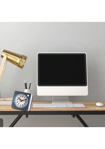 Yükselen Seyahat Çalar Saat Küçük Pil Saat Gece Işık Erteleme. Gri fiyatları