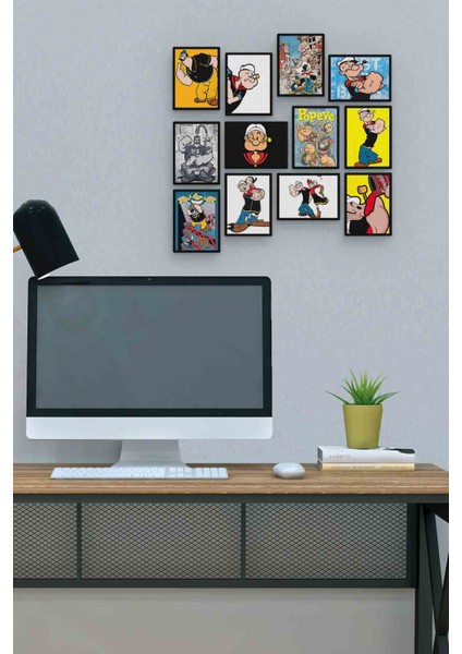 Temel Reis 12 Parça Mdf (Ahşap) Tablo Ofis Boyu 30 x 30 cm cm