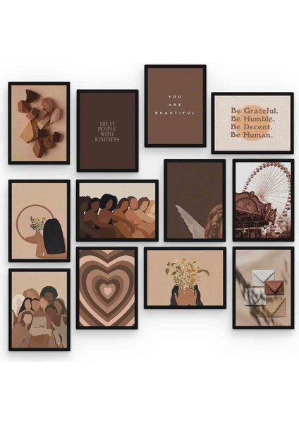 Girls 12 Parça Mdf (Ahşap) Tablo Ofis Boyu 30 x 30 cm cm fiyatları