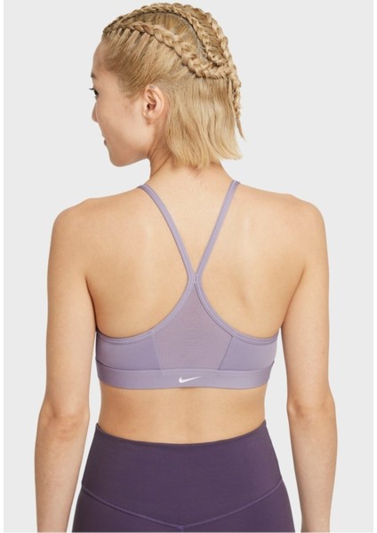 Dri Fit Indy Zip Front Light Support Padded Kadın Bra DD1197 529