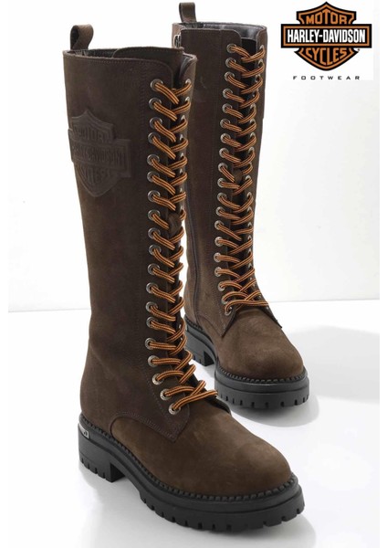 Dark Brown Leather Kadın Bot & Bootie HD0777002801