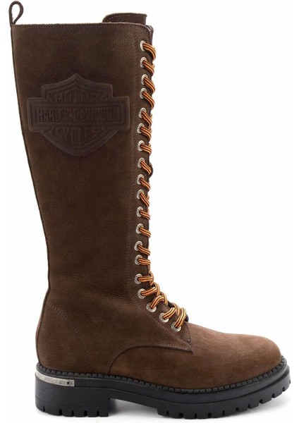 Dark Brown Leather Kadın Bot & Bootie HD0777002801