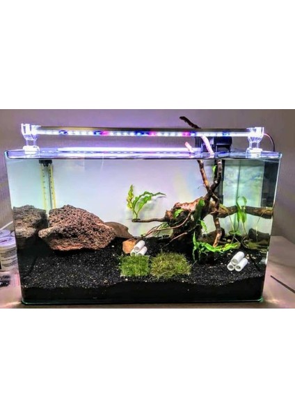 Shark Akvaryum Aydınlatma 3 Renk Grolüx Bar LED 50 cm