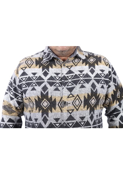 Mocgrande Büyük Beden Oduncu Gömlek Red Apple 22210-SIYAH modelleri