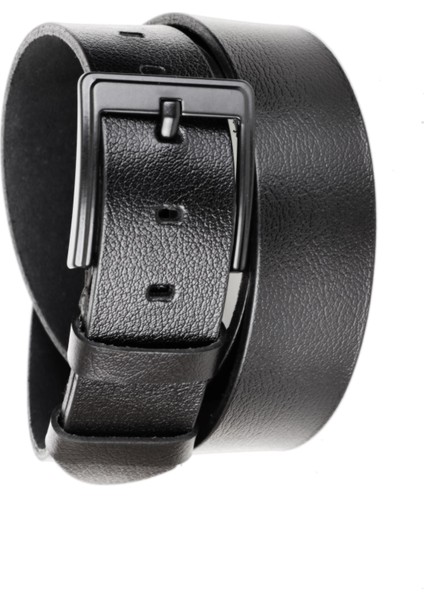 Mocgrande Büyük Beden Deri Kemer 4,5 cm 11400-SIYAH