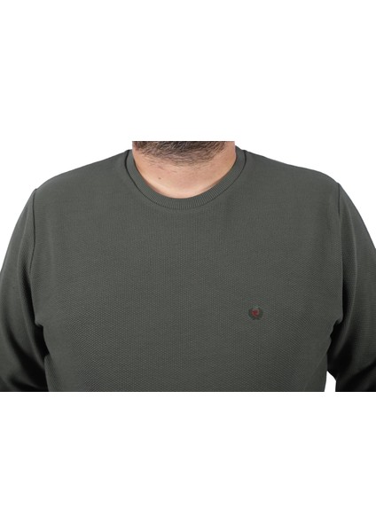 Mocgrande Gipeli Sweat Bisiklet Yaka Wreath 22713-NEFTI fiyatları
