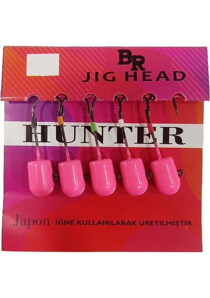 Bera Hunter Glowlu Karides Gözlü Jig Head 3 gr