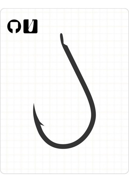 1001 Chinu Black Nikel Olta Iğne Kanca