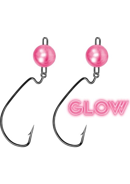 Avlivari Hareketli Jig Head Ofset Glow Kanca 5 gr fiyatları