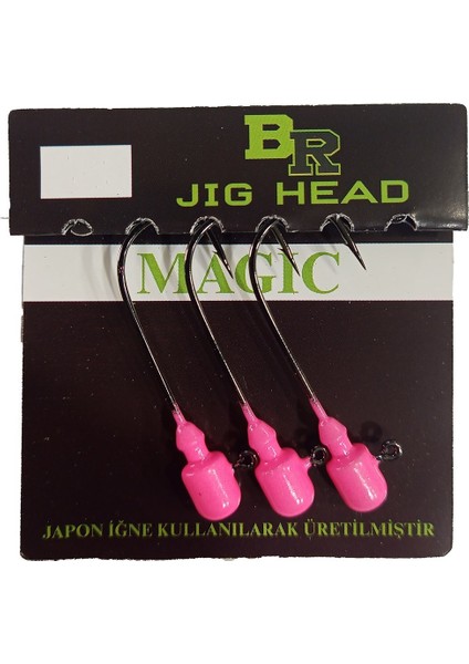 Bera Magic Glowlu Karides Gözlü Jig Head 5 gr