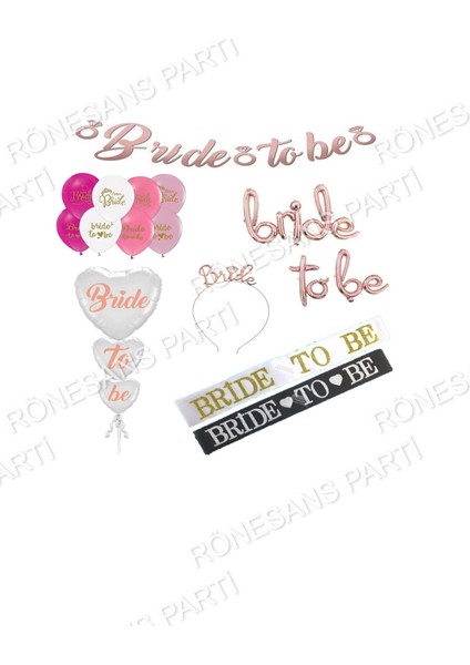 Bride To Be Bekarlığa Veda Partisi Seti-3
